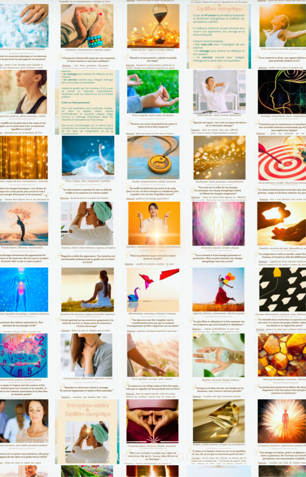 CARTES Perceptions subtiles et équilibre énergétique